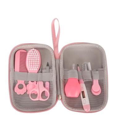 Baby Healthcare Grooming Kit: Nose Cleaner, Nail Clippers, Scissors, Toothbrush, Comb - 8Pcs - Buy Online on SooperMarket.com
