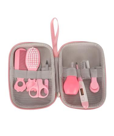 Baby Healthcare Kit - Nose Cleaner Nail Clippers Scissors Toothbrush Comb Infants Grooming Kit
