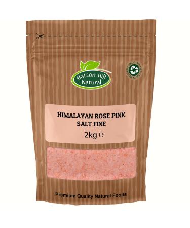 Himalayan Rose Pink Crystal Salt Fine 2kg by Hatton Hill