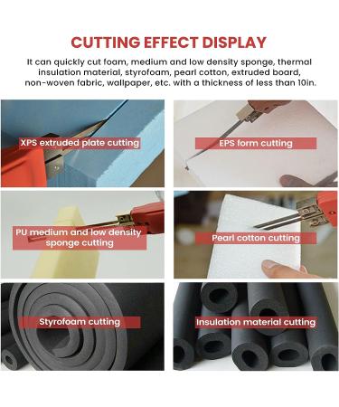 Huanyu 10in Hot Cutter Knife 250W - Foam Cutting Tool up to 932 F - Continuous Working for Sculpture, Sponge, Rope - DIY Styrofoam Carving - Buy Online on SooperMarket.com