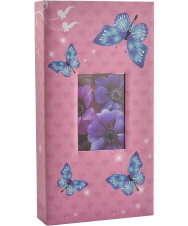 ARPAN 6x4 Designer Photo Album | 300 Pockets | Pink-Butterfly Design | 18x4x33 cm - Buy Online on SooperMarket.com