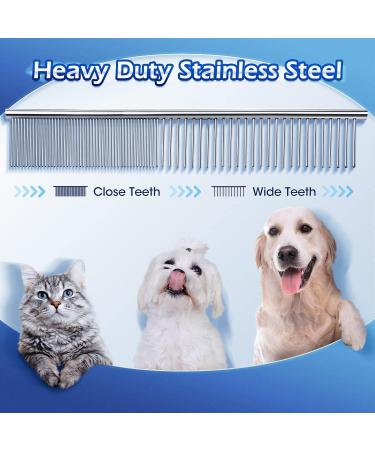 6.7 Inch Stainless Steel Dog Grooming Scissor Kit with Safety Round Tips - Pet Grooming Shears Set with Thinning & Curved Scissors for Hair Fur Care - Buy Online on SooperMarket.com