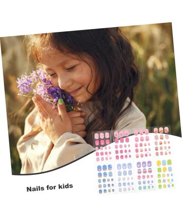 Gogogmee 8 Sheets Children's Nail Stickers Nails False Nail Nails for False Nails Nails Press on Nails for False Nail Tips Fake Nails False Nail for - Buy Online on SooperMarket.com