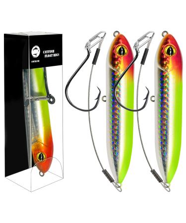 Gourami Catfish Float Rigs Demon Dragon Catfishing Lure Rattling Santee rig Tackle Orange