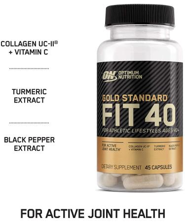 Optimum Nutrition Gold Standard FIT 40 Collagen - 45 Capsules | Premium Joint & Skin Support - Buy Online on SooperMarket.com