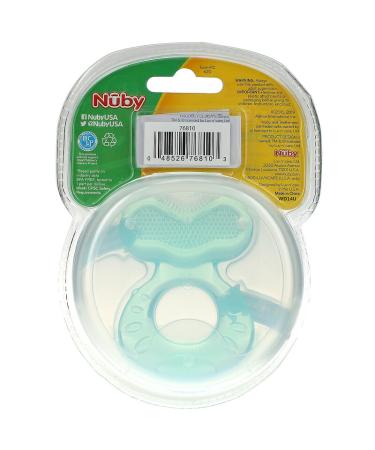 Nuby Soothing Teether Eez Aqua Set for 3+ Months - 2 Piece - Buy Online on SooperMarket.com
