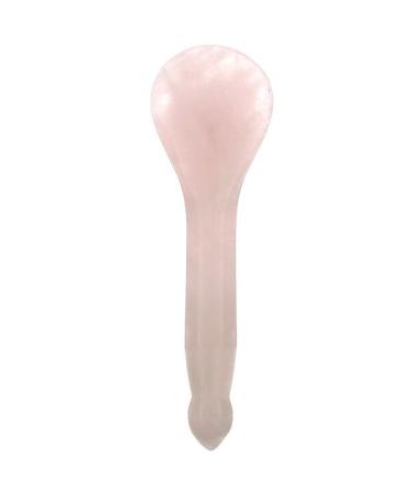 Mount Lai The Rose Quartz Acupressure Gua Sha Spoon 1 Tool
