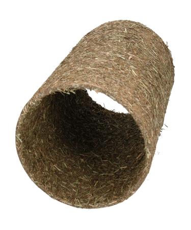 AB Tools Small Pet Guinea Pig Naturals Treat Hay 'n' Hide Meadow Tunnel 15x15x25cm