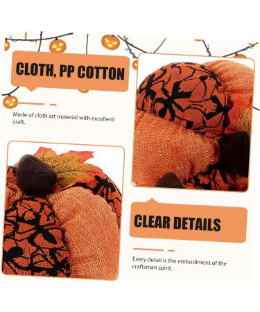 NAMOARLY 3pcs Halloween Decorations Home Decor Halloween Stuffed Pumpkin Halloween Layout Decor Pumpkin Adornment Halloween Scene Decor Pumpkin Decor Pumpkins Model Household Cloth Supplies Orange2 15X15X15CM - Buy Online on SooperMarket.com