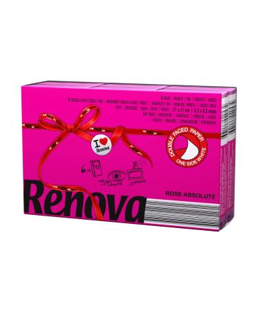 Renova ROSE ABSOLUTE Pocket Tissues 6 Packs Renova Red Label Kitchen Paper Pink Regular