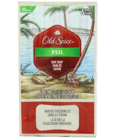 Old Spice Fresh Collection Fiji Scent Bar Soap Pack Of 6 - 24 Oz 6 Count (Pack of 1)