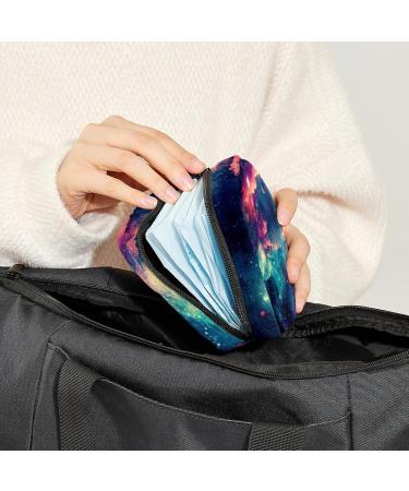 Anna Cowper Nebula Planets Sanitary Napkin Storage Bag - Portable Period Bag for Women and Teens - Multi-colored Design - 1Pcs - Buy Online on SooperMarket.com