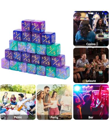 24-Piece Starry Sky Dice Counters Set for MTG CCG Card Game - Buy Online on SooperMarket.com
