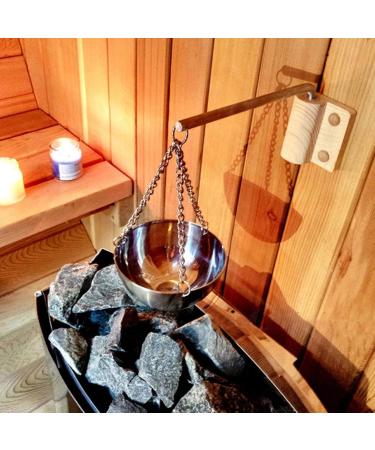 Essential Oil Bowl Stainless Steel Sauna Aroma Bowl Cup Essential Oil Bowl Sauna Room Accessories - Buy Online on SooperMarket.com