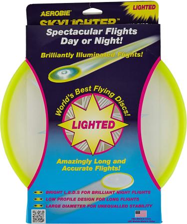 Aerobie Skylighter LED Light Up Flying Disc - Assorted Colors - Buy Online on SooperMarket.com