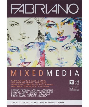 Fabriano Mixed Media Pad  A4  White