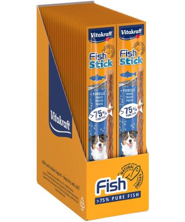 Vitakraft Dog Snack Fish Stick with Trout 50 pieces (1 pack) 15 g (50 pack) Trout