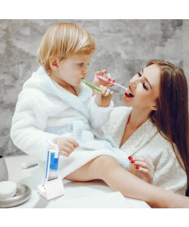 WSERE 2 Pack White Toothpaste Squeezer Roller Tube Squeezers Various Tubes Dispenser Holder Stand Reliable Quality Easy to Use and Efficient - Buy Online on SooperMarket.com