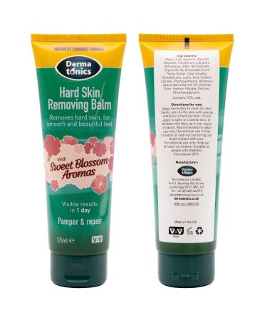 Dermatonics Hard Skin Removing Balm | Diabetic-Friendly | Sweet Floral Aroma | Moisturizing Shea Butter & Swedish Oat Lipid | 125 ml - Buy Online on SooperMarket.com