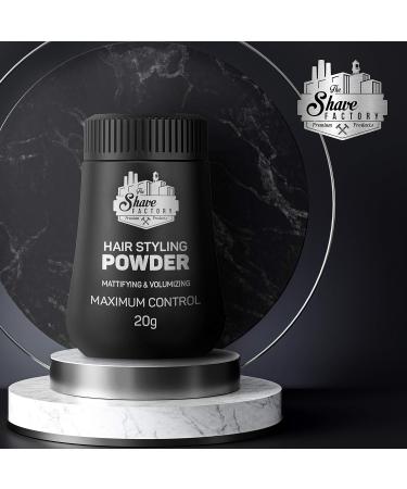Shave Factory Volume Powder for Men - Long-Lasting Hair Styling | Mattifying & Volumizing Hair Powder | 60g Pack - Buy Online on SooperMarket.com