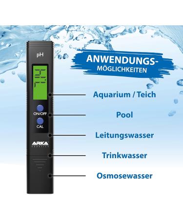 Arka Myaqua Set - PH & TDS/EC Measuring Device for Aquariums Pools Ponds & Drinking Water | Accurate Water Quality Testing - Buy Online on SooperMarket.com