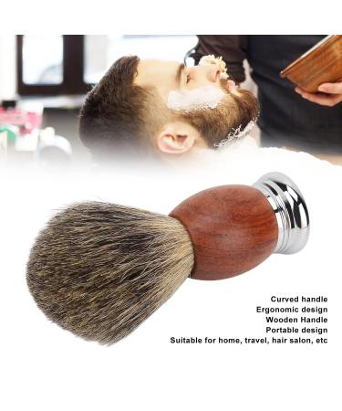 Premium Men's Shaving Brush with Wooden Handle | Soft Hair for Home & Travel - International Shipping - Buy Online on SooperMarket.com