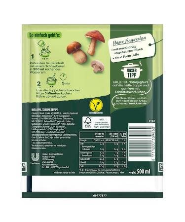 Knorr Gourmet Forest Mushroom Cream Soup - 16 Pack No Additives or Dyes - Delicious & Authentic Flavor - Buy Online on SooperMarket.com
