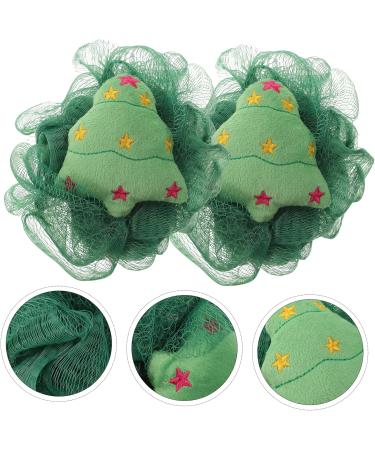 Angoily 2pcs Bath Ball Loofah for Sensitive Skin - Girl's Cartoon Bath Sponges & Scrubbers for Holiday & Daily Use - Buy Online on SooperMarket.com
