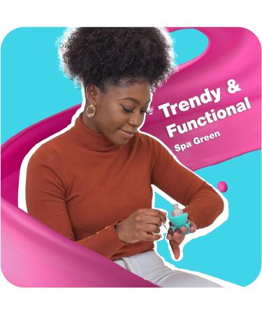 Tweexy Wearable Nail Polish Holder - Spa Green | Convenient & Stylish - Buy Online on SooperMarket.com