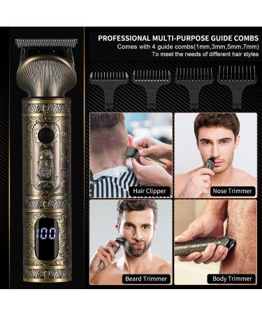 Hatteker Professional Zero Gapped Hair Clipper and Grooming Kit for Men - Buy Online on SooperMarket.com