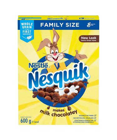 Nesquik Chocolate Cereal 600g | Imported from Canada | Delicious Breakfast Option - Buy Online on SooperMarket.com