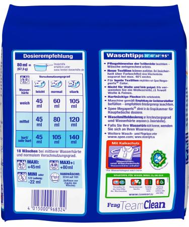 Buy Spee Megaperls Universal Detergent 90 Washloads - Freshness & Purity in 5 Pack - Buy Online on SooperMarket.com