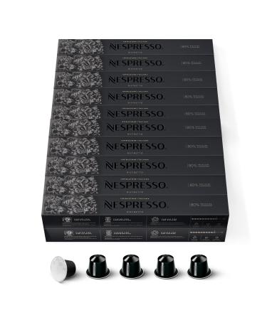NESPRESSO ORIGINAL Ristretto dark roast 200 coffee capsules Original 10 pieces (pack of 20)