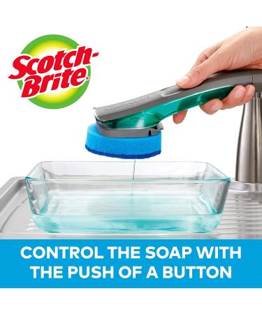 Scotch-Brite Non-Scratch Soap Control Dishwand | Leak-Free, Long Lasting, Reusable - Buy Online on SooperMarket.com