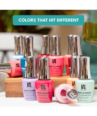Red Carpet Manicure Fortify & Protect Lightest Blue Cr me Gel Polish for Strong Healthy Nails - Infused with Vitamin A & Biotin - (A New Start) Led Nail Gel Color 0.3 Fl Oz - Buy Online on SooperMarket.com