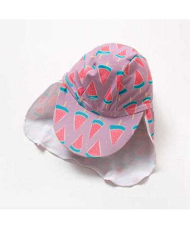 Bonverano Baby Girls UPF 50+ Sunsuit with Sun Cap, Watermelon, 2 Years - Buy Online on SooperMarket.com