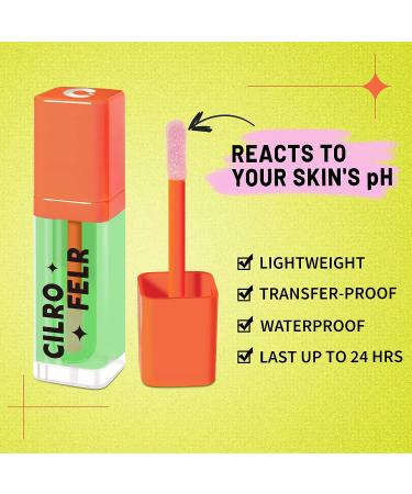 Cilrofelr Green Color Changing Liquid Blush Oil - Dewy & Natural Flush for Cheeks | Lightweight Formula for Customized Look on All Skin Tones - Buy Online on SooperMarket.com