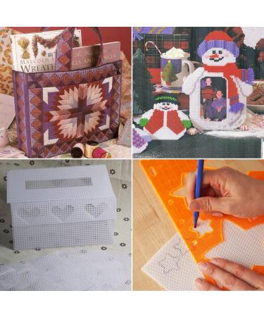 10PCS Mesh Plastic Canvas Sheets for Embroidery Crafting - 21x13.1 Inch - Acrylic Yarn and Knit Projects - Buy Online on SooperMarket.com
