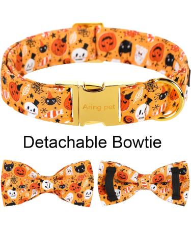 Shop Pumpkin Ghost Aring Pet Dog Collar - Adorable Halloween Collars for Boys & Girls X-Large Metal Buckle - Perfect Gifts! - Buy Online on SooperMarket.com