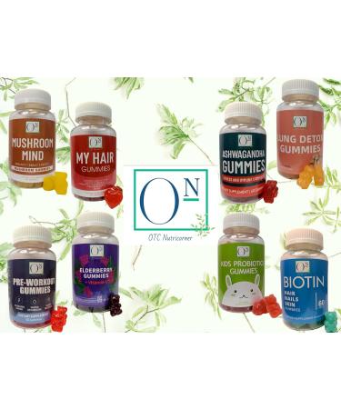Organic Ashwagandha Vegan Gummy - Immune Support, Stress Relief & Sleep Aid by OTC Nutricorner - Buy Online on SooperMarket.com