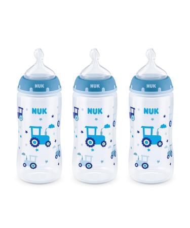NUK Smooth Flow Anti-Colic Bottle 0+ Months 3 Pack 10 oz ( 300 ml) Each