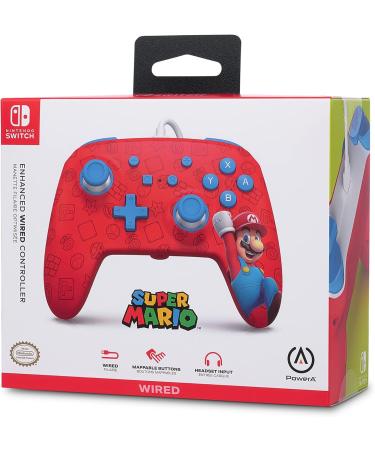 PowerA Enhanced Wired Controller for Nintendo Switch - Woo-hoo! Mario Mario Woo-hoo! - Buy Online on SooperMarket.com