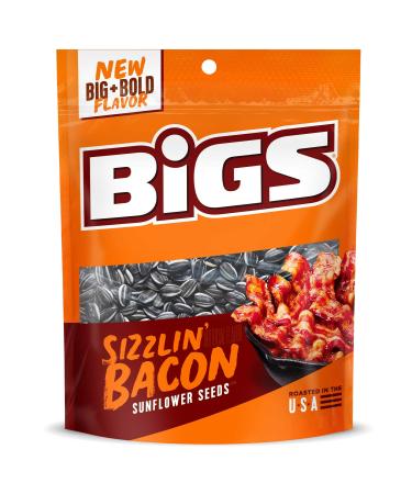 BIGS Sizzlin' Bacon Sunflower Seeds 5.35-oz. Bag (Pack of 12)