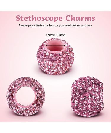 Hicarer 6-Piece Bling Crystal Stethoscope Charms - Nurse Accessories in Multiple Colors - Buy Online on SooperMarket.com