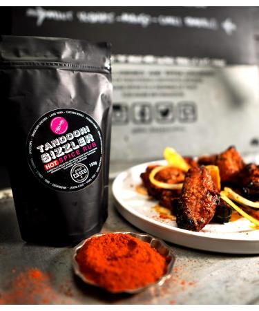 Cheeky Indian Tandoori Sizzler Hot Rub Seasoning Mix - 100% Natural & Organic 150g - Buy Online on SooperMarket.com