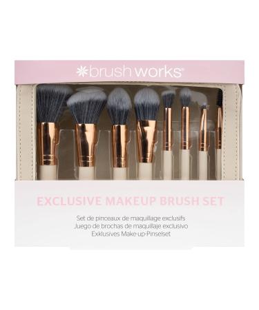 Brushworks Exclusive Makeup Brush Set in Nude