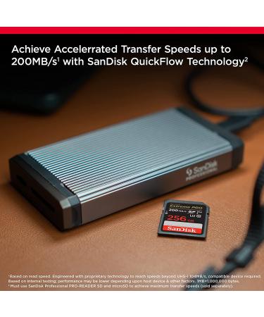 SanDisk 256GB Extreme PRO SDXC Memory Card - 4K UHD, C10, U3, V30 - Buy Online on SooperMarket.com