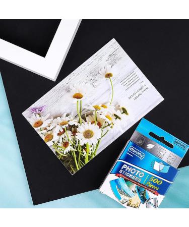 Durony 500-Piece Double-Sided Self Adhesive Photo Tapes for DIY Photo Albums - White Photo Sticker - Buy Online on SooperMarket.com