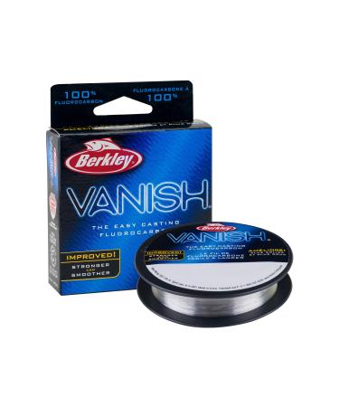 Berkley Vanish, Clear, 12lb | 5.4kg, 110yd | 100m Fluorocarbon Fishing Line, Suitable for Saltwater and Freshwater Environments