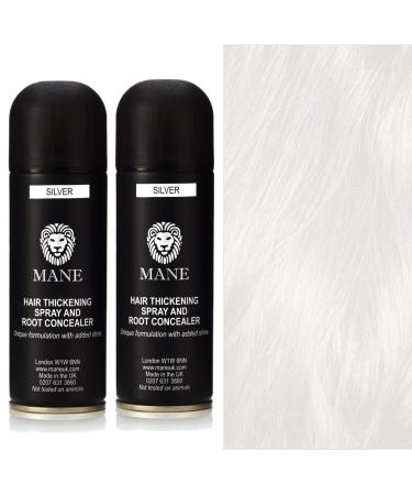 MANE Hair Thickening Spray Duo Pack 6.76 fl oz (Silver)
